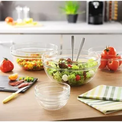 Luminarc Glass Salad Bowl (23 cm, Clear)
