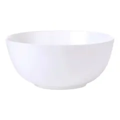 Luminarc Diwali Opal Salad Bowl (21 cm, White)