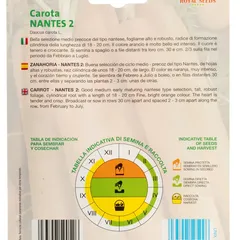Royal Seeds Nantes 2 Carrot Seed Pack (8 g)