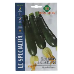 Royal Seeds President 1 Zucchini Seed Pack (4 g)