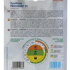 Royal Seeds President 1 Zucchini Seed Pack (4 g)
