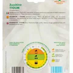 Royal Seeds Ttoum Courgette Seed Pack (5 g)