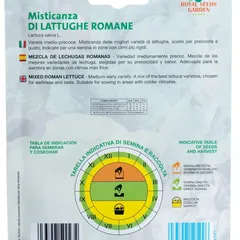 Royal Seeds Romaine Lettuce Seed Pack (6 g)