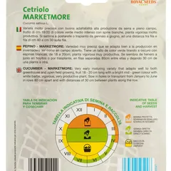 Royal Seeds Marketmore Cucumber Seed Pack (4 g)