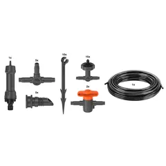 Gardena Balcony Micro-Drip Irrigation Set ​(Up To 15 Plants)​
