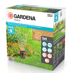 Gardena Pipeline Starter Set W/Oscillating Sprinkler