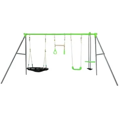 Dynamic Sports Desert Hedgehog Swing Set (361.2 x 188.4 x 199.3 cm)