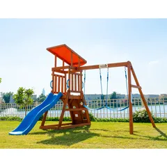 Dynamic Sports Arabian Cat Swing Set (261.7 x 263.1 x 228.6 cm)