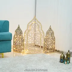 Hilalful Wooden Trio Mosque Display (107 x 80 cm)