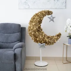 Hilalful Ramadan Crescent Tree (73 x 130 cm, Gold)