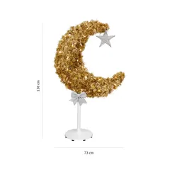 Hilalful Ramadan Crescent Tree (73 x 130 cm, Gold)