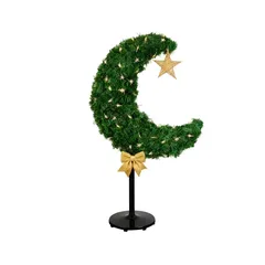 Hilalful Ramadan Crescent Tree (73 x 130 cm, Forest Green)