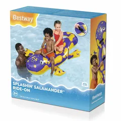 Bestway Splashin' Salamander™ Ride-On Inflatable Pool Float (1.91 x 1.19 m)