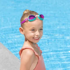 Bestway Hydro-Swim Lil 'Lightning Kids Swimming Goggles Set (3 Pc)