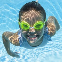 Bestway Hydro-Swim Lil 'Lightning Kids Swimming Goggles Set (3 Pc)