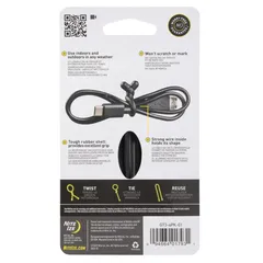 Nite Ize Gear Tie Reusable Rubber Twist Tie Pack (4 Pc., 7.6 cm)