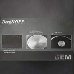 BergHOFF Gem Cast Aluminum Covered Stockpot (28 cm)