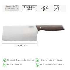 BergHOFF Ron Stainless Steel Cleaver (16.5 cm)