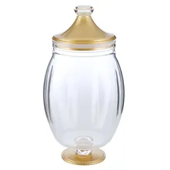 Orchid Acrylic Canister (17.5 x 17.5 x 31 cm, Gold)