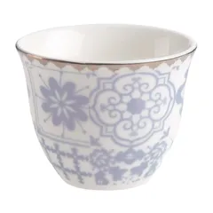 Orchid Flora Ceramic Cawa Cup Set (12 Pc.)