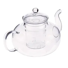 إبريق شاي زجاج بوروسيليكات نيوفلام (1200 مل، شفاف)