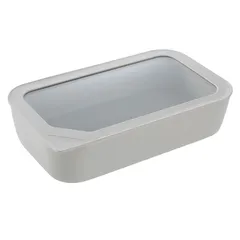 Neoflam Fika Rectangular Ceramic Food Container (1500 ml, White)