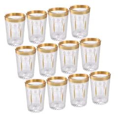Orchid Drinking Glass Set (12 Pc., 200 ml)