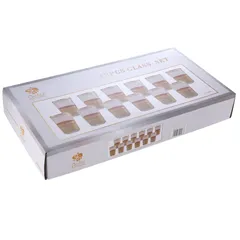 Orchid Drinking Glass Set (12 Pc., 200 ml)