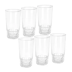 Luminarc Quadrille Glass Tumbler Set (330 ml, 6 Pc.)