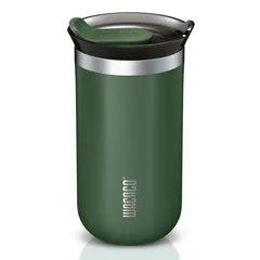Wacaco Octaroma Lungo Vacuum-Insulated Coffee Mug, WC-OCTAROMA-GRN (300 ml, Pomona Green)