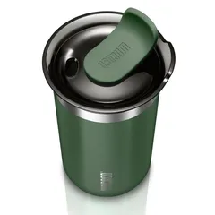 Wacaco Octaroma Lungo Vacuum-Insulated Coffee Mug, WC-OCTAROMA-GRN (300 ml, Pomona Green)