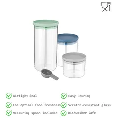 BergHOFF Glass Food Container Set (3 Pc.)