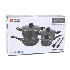 Kitchen Master Non-Stick Cookware Set (9 Pc.)