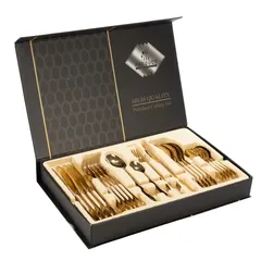 Berger Cutlery Set (24 Pc., Gold)