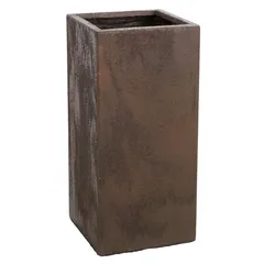 Texas Cubihi Fiber Clay Plant Pot (28 x 60 cm, Rust)