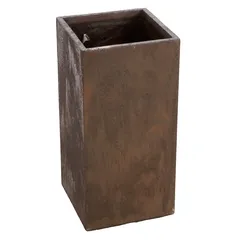 أصيص نباتات فخار ليفي تكساس كوبيهي (صدئي، 33 × 70 سم)