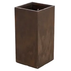 أصيص نباتات فخار ليفي تكساس كوبيهي (صدئي، 33 × 70 سم)