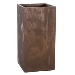 Texas Cubihi Fiber Clay Plant Pot (40 x 80 cm, Rust)