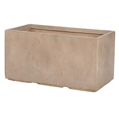 Texas Bigular Fiber Clay Plant Pot (60 x 30 x 30 cm, Sand)
