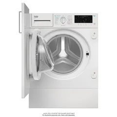 Beko Built-In Integrated Front Load Washer Dryer, HITV8733B0 (8 Kg Wash, 5 Kg Dry)