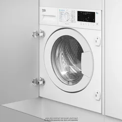 Beko Built-In Integrated Front Load Washer Dryer, HITV8733B0 (8 Kg Wash, 5 Kg Dry)