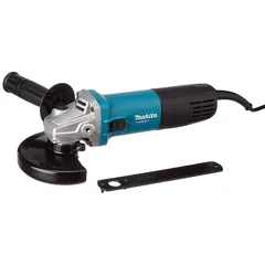 Makita Corded Angle Grinder, M9511B (850 W, 125 mm) + Disc Set (5 Pc.) + Bowl Cup Brush
