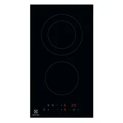 Electrolux UltimateTaste 300 Built-In 2-Zone Ceramic Hob, LHR3233CK (29 x 52 x 4 cm)