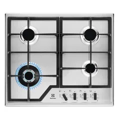 Electrolux UltimateTaste 500 Built-In 4-Burner Gas Hob, KGS6436X (59.5 x 51 x 5.1 cm)