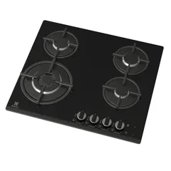 Electrolux Built-In 4-Burner Gas Hob, KGG64375K (59 x 52 x 8.5 cm)