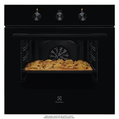 Electrolux UltimateTaste 300 Built-In Electric Single Oven, KOH2H00BK (65 L)