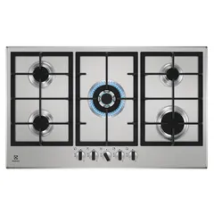 Electrolux Built-In 5-Burner Gas Hob, KGS9536X (85.7 x 52 x 10 cm)