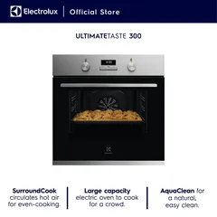Electrolux UltimateTaste 300 Built-In Electric Single Oven, KOH3H00BX (65 L)