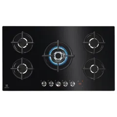 Electrolux Built-In 5-Burner Gas Hob, KGG95375K (51 x 88 x 10.1 cm)