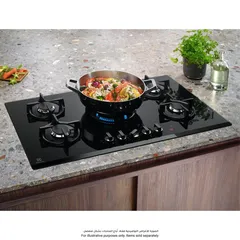 Electrolux Built-In 5-Burner Gas Hob, KGG95375K (51 x 88 x 10.1 cm)